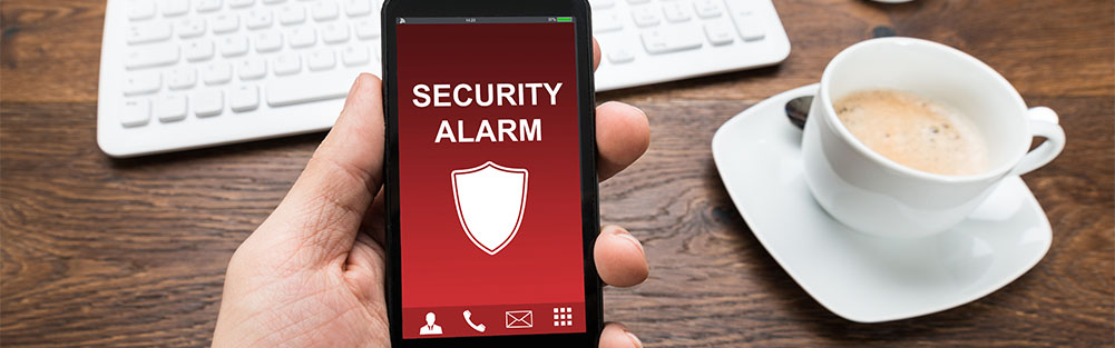 sistema di allarme al mio telefono